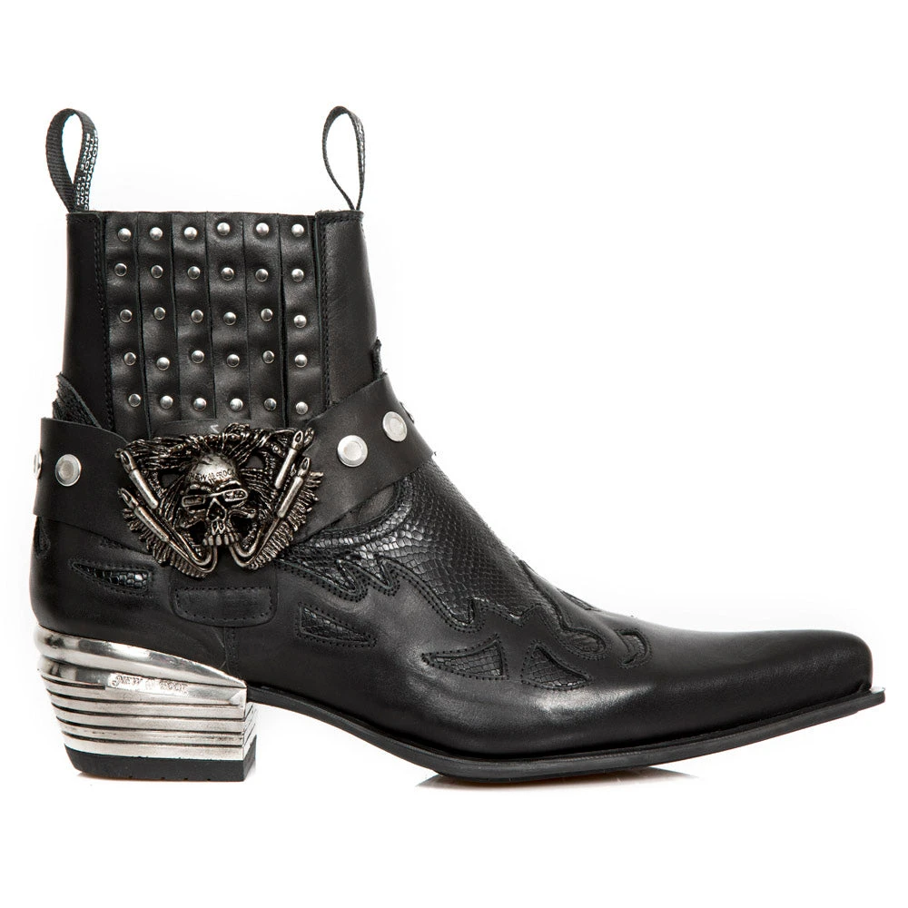 New Rock Boots New Rock Ankle Cowboy Boots M.WST045-S2 All Footwear 4 New Rock Boots New Rock Ankle Cowboy Boots M.WST045-S2 All Footwear