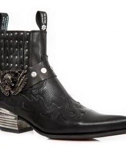 New Rock Boots New Rock Ankle Cowboy Boots M.WST045-S2 All Footwear 13 New Rock Boots New Rock Ankle Cowboy Boots M.WST045-S2 All Footwear
