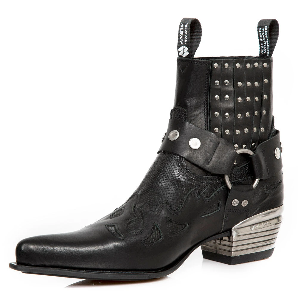 New Rock Boots New Rock Ankle Cowboy Boots M.WST045-S2 All Footwear 7 New Rock Boots New Rock Ankle Cowboy Boots M.WST045-S2 All Footwear