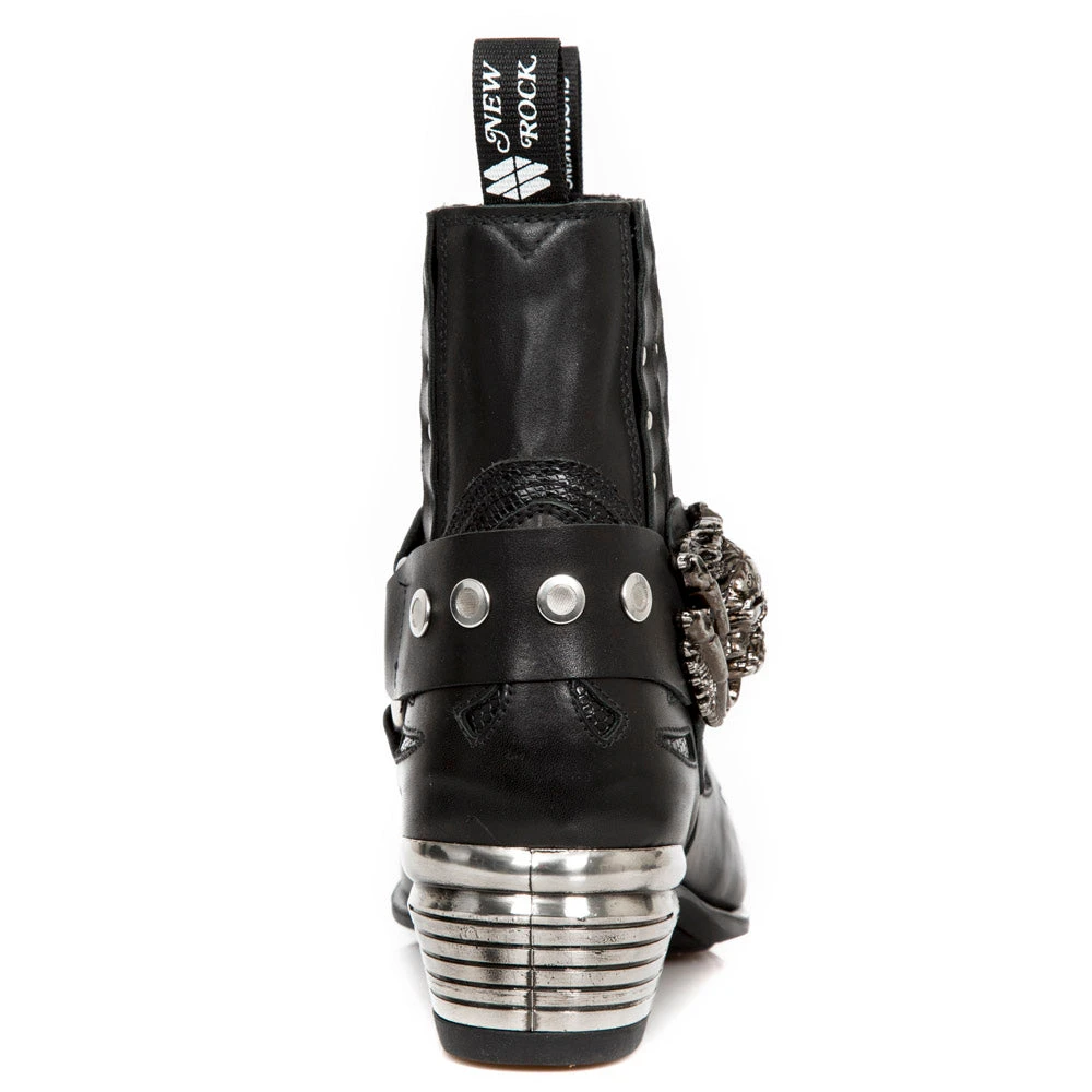 New Rock Boots New Rock Ankle Cowboy Boots M.WST045-S2 All Footwear 8 New Rock Boots New Rock Ankle Cowboy Boots M.WST045-S2 All Footwear