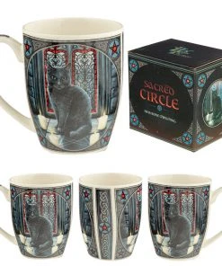 Puckator Kitchen Lisa Parker Sacred Circle Cat Mug
