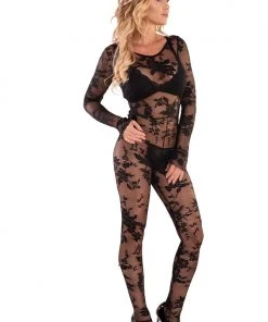 Livia Corsetti Manelis Bodystocking Black