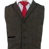 Kaymans Mens Steampunk Clothing Martez Brown Tweed Waistcoat 1 Kaymans Mens Steampunk Clothing Martez Brown Tweed Waistcoat