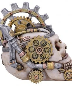 Nemesis Now Metal Head Steampunk Skull Box
