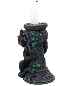 Nemesis Now All Homeware Midnight Cat Candle Holder