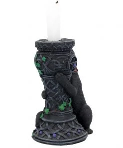 Nemesis Now All Homeware Midnight Cat Candle Holder
