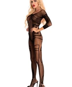 Livia Corsetti Monata Bodystocking Black