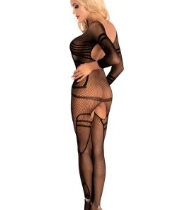 Livia Corsetti Monata Bodystocking Black