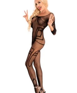 Livia Corsetti Monata Bodystocking Black