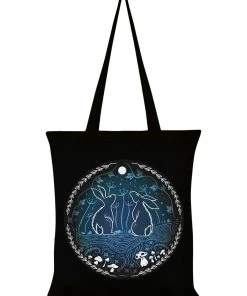 Grind All Bags Moonlit Tryst Black Tote Bag