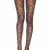 Tights Music Legs Spider Web Spandex Pantyhose