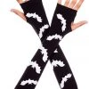 Music Legs Bat Arm Warmers Gothic Accessories