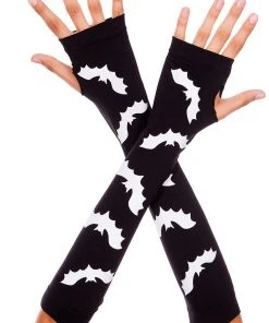 Music Legs Bat Arm Warmers Gothic Accessories