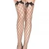 Music Legs Diamond Net Thigh Hi Stockings Stockings And Holdups