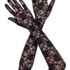 Music Legs Extra Long Lace Gloves
