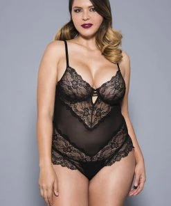 Body, Bodysuits, Teddies Music Legs Plus Size Teddy 80041Q