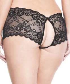 Panties And Bras Music Legs Plus Size Lace Shorts