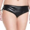 Wetlook Clothing Music Legs Plus Size Wetlook Crotchless Panty