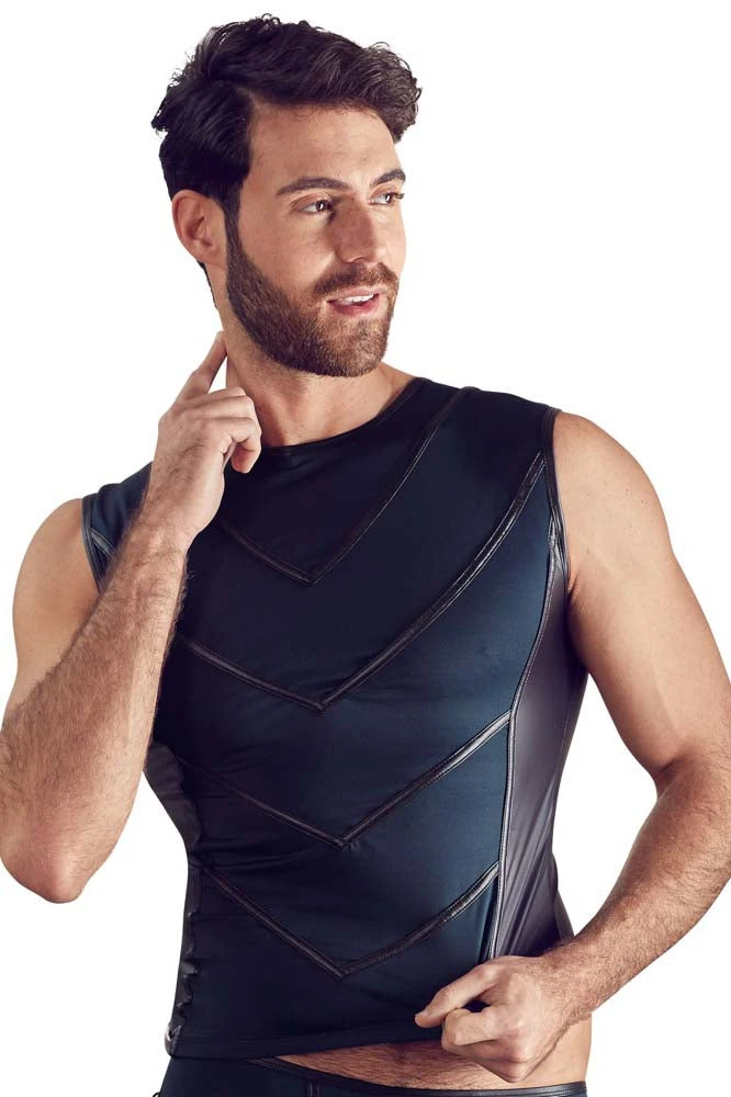 Mens Fetish Clothing NEK Blue Top 3 Mens Fetish Clothing NEK Blue Top