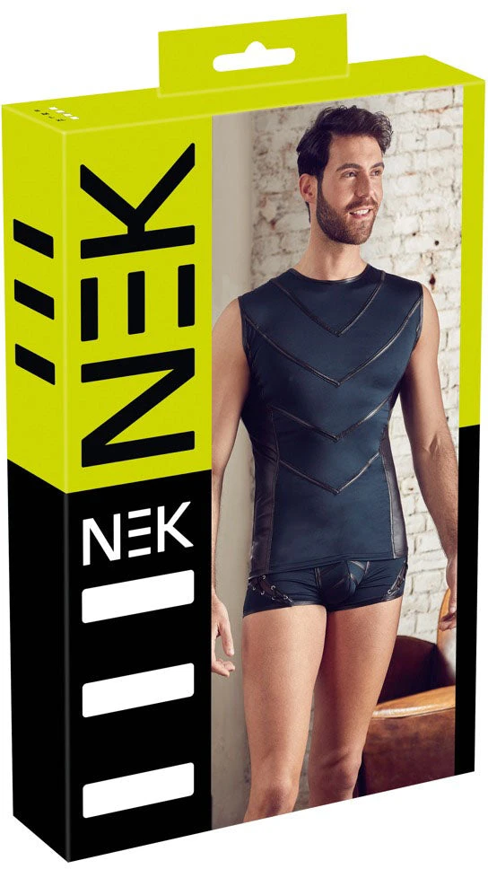 Mens Fetish Clothing NEK Blue Top 10 Mens Fetish Clothing NEK Blue Top