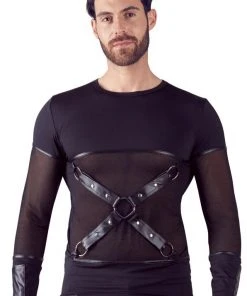 NEK Cross Harness Shirt Mens Fetish Clothing