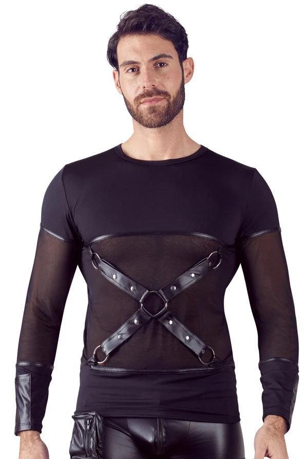 NEK Cross Harness Shirt Mens Fetish Clothing 3 NEK Cross Harness Shirt Mens Fetish Clothing