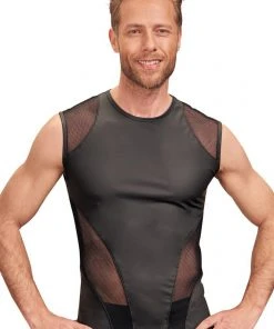 NEK Matte Sleeveless Shirt Mens Fetish Clothing