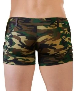 Mens Fetish Clothing NEK Camouflage Pants
