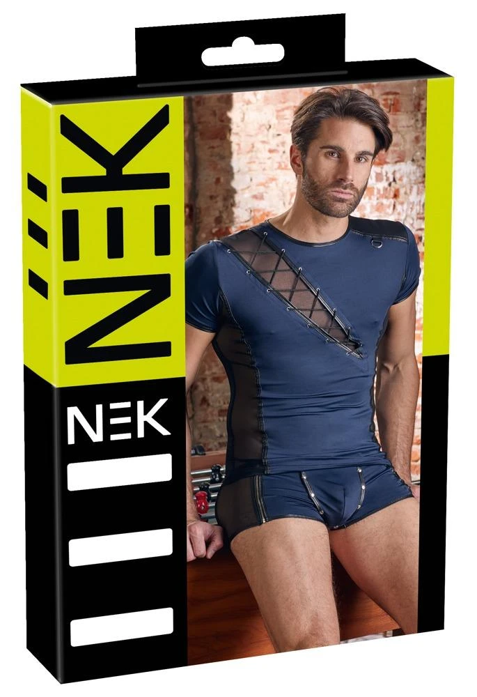 NEK Mens Shirt Blue 14 NEK Mens Shirt Blue