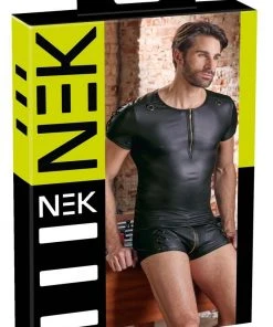 Mens Fetish Clothing NEK Mens Wetlook Shirt