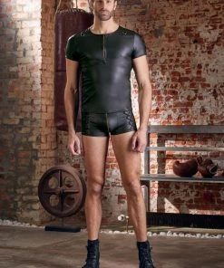 Mens Fetish Clothing NEK Mens Wetlook Shirt