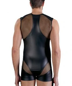 Mens Fetish Clothing NEK Mens Jumpsuit Matte Look