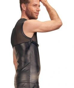 Mens Fetish Clothing NEK Harness Top
