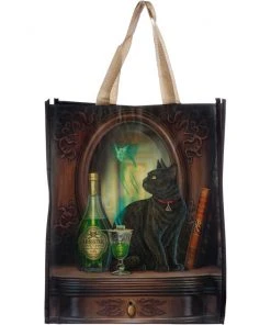 Puckator Lisa Parker Absinthe Cat Shopping Bag All Bags