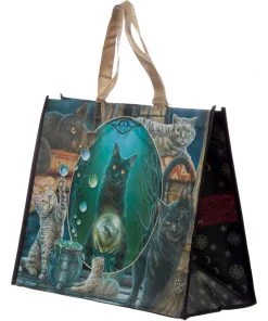 Puckator All Bags Lisa Parker Magic Cat Montage Shopping Bag