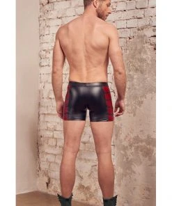 NEK Black/Red Shorts Mens Fetish Clothing