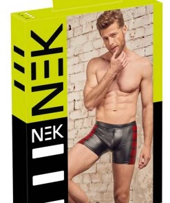 NEK Black/Red Shorts Mens Fetish Clothing