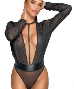 Wetlook Clothing Noir Handmade Mesh Body