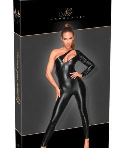 Noir Handmade Jumpsuit (XL) Ladies Fetish Clothing
