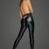 Ladies Fetish Clothing Noir Handmade Leggings
