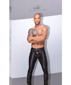 Noir Handmade Powerwetlook Trousers