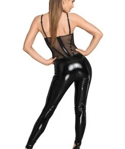 Noir Handmade Jumpsuit Ladies Fetish Clothing