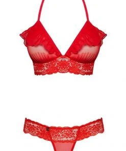 Obsessive Red Lingerie Set Lingerie Sets