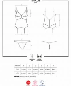 Obsessive White Basque Corset