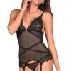 Obsessive Bondea Basque And Thong All Lingerie