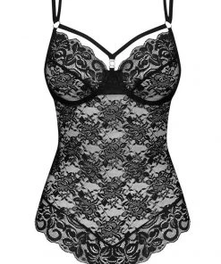 Obsessive Black Lace Teddy