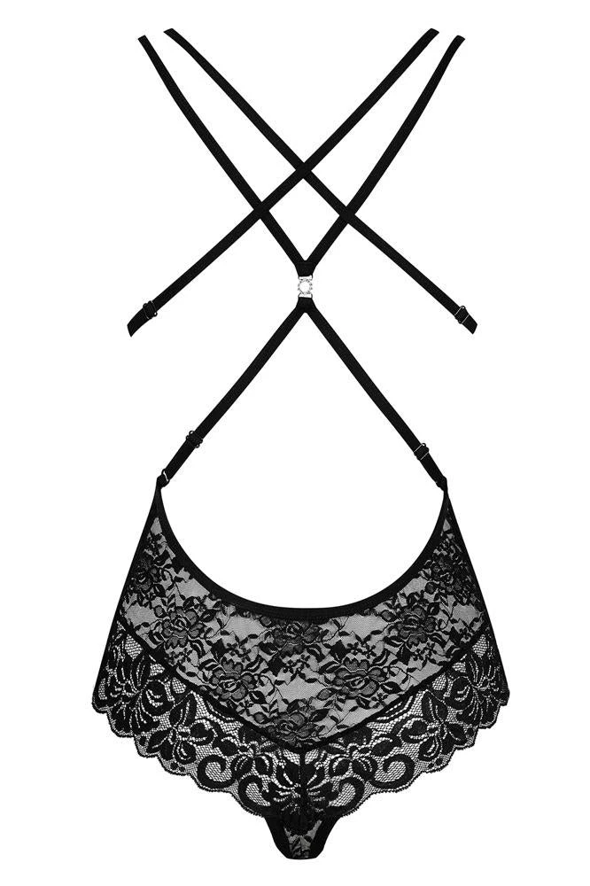 Obsessive Black Lace Teddy 8 Obsessive Black Lace Teddy