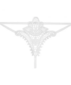 Obsessive Lingerie Obsessive Luiza Thong White Panties And Bras