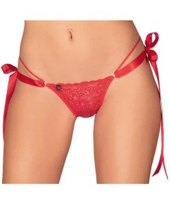 Obsessive Lovlea Red Thong Panties And Bras