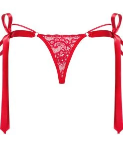Obsessive Lovlea Red Thong Panties And Bras